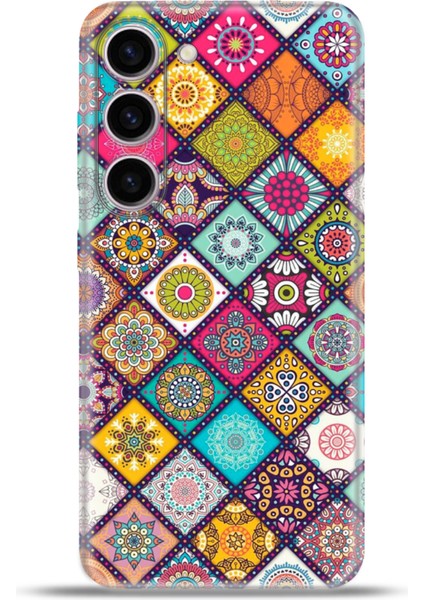 Samsung Galaxy S23 Kılıf Esnek Silikon Kamera Koruma 4K Desenli Özel Tasarım - Girift fiyatları