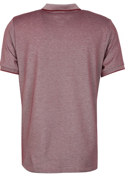 Altınyıldız Classics Beyaz - Bordo Erkek Polo T-Shirt 4A9000000003