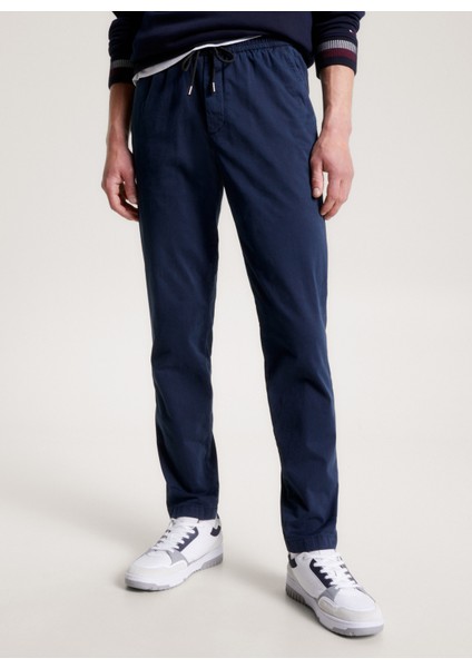 Tommy Hilfiger Normal Bel Normal Paça Slim Fit Mavi Erkek Pantolon MW0MW32131DW5