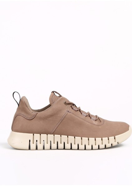 Nubuk Bej Erkek Günlük Ayakkabı Ecco Gruuv M Sneaker Lea
