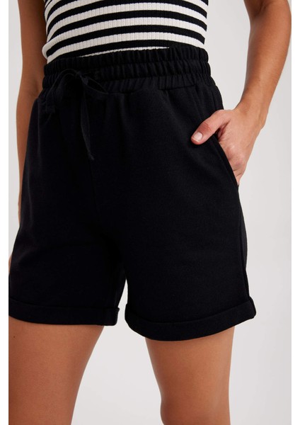 Regular Fit Pamuklu Bermuda Şort X6153AZ23HS