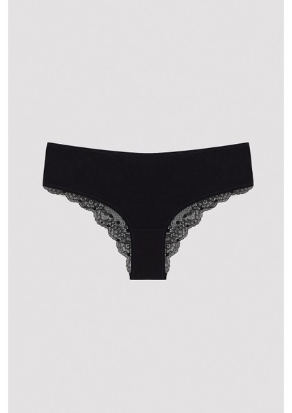 Dark Tones Dantel Detaylı 3lü Çok Renkli Hipster Külot fiyatları