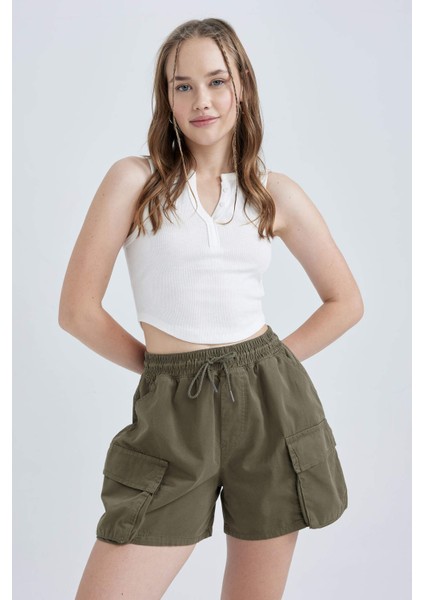 Coool Relax Fit Gabardin %100 Pamuk Şort B1406AX23HS