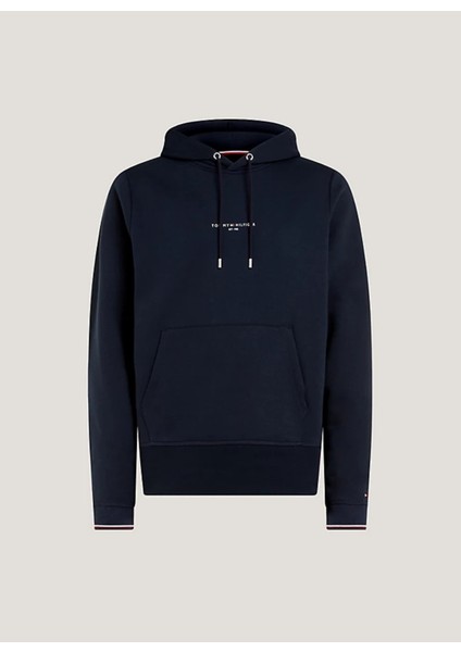 Kapüşon Yaka Mavi Erkek Sweatshırt MW0MW32673DW5 fırsatları