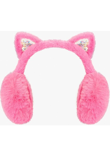 Kız Çocuk Kedi Pembe Kulaklık