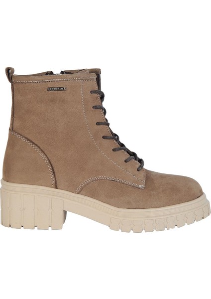 102 20832-Z Argun Kum Deri Kadın Düz Bot