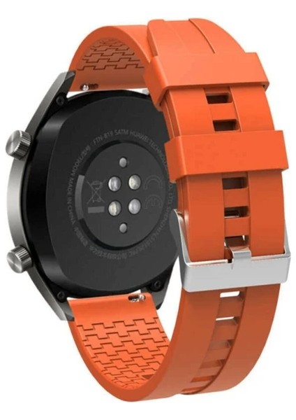 Huawei Watch Gt 4 (46MM) Uyumlu Silikon Kordon Kayış (22MM)