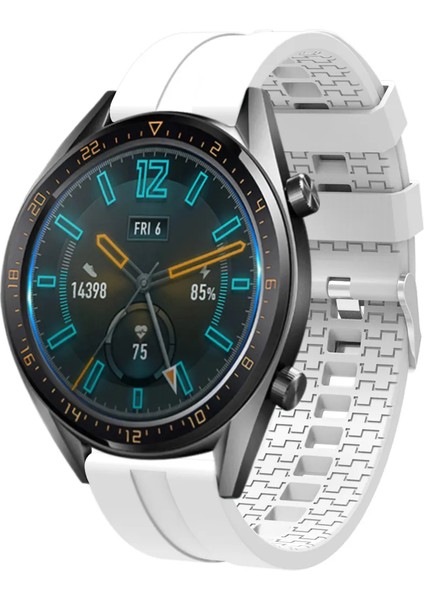 Huawei Watch Gt 4 (46MM) Uyumlu Silikon Kordon Kayış (22MM)