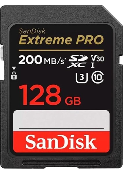 Sandisk Extreme Pro 128GB 200MB/S Sdxc Hafıza Kart Sandısk Sdsdxxd