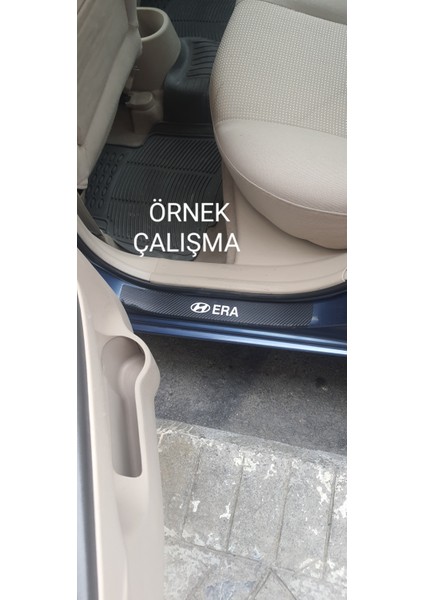 Ssangyong Rodius Karbon Kapı Eşiği Oto Sticker 4 Adet