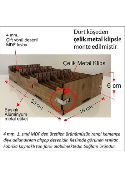 MD-33 Ahşap Ziyaretçi Kart Kutusu fırsatları