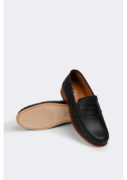 Erkek Casual Hakiki Deri Ayakkabı 013Y22E4111 indirimleri