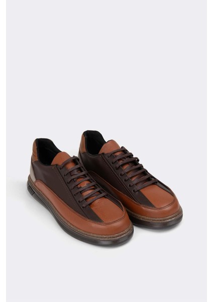 Erkek Sneaker Hakiki Deri Ayakkabı 031Y23E5782 fiyatları
