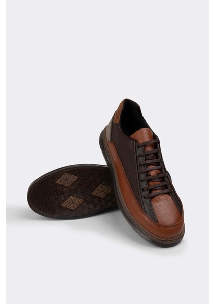 Erkek Sneaker Hakiki Deri Ayakkabı 031Y23E5782 indirimleri