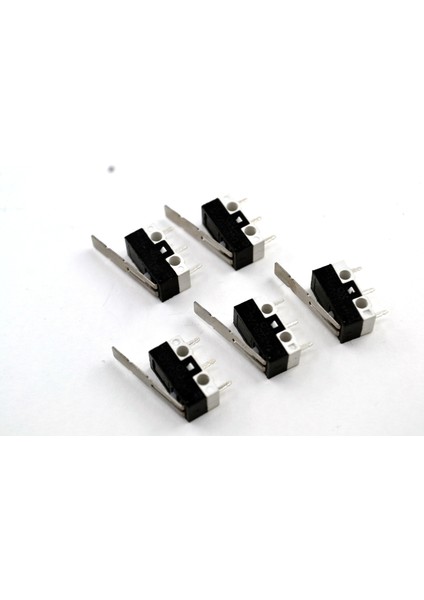 5 Adet Mini Micro Switch Uzun Paletli KW10 Z2P