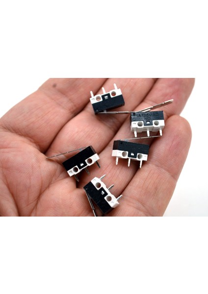 5 Adet Mini Micro Switch Uzun Paletli KW10 Z2P