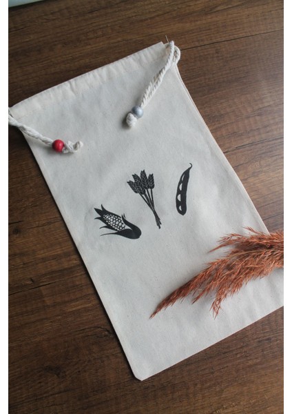20X30CM - 2 Adet Keten Bakliyat Çok Amaçlı Kese - Saklama Torbası - Tarhana & Pirinç Torbası modelleri