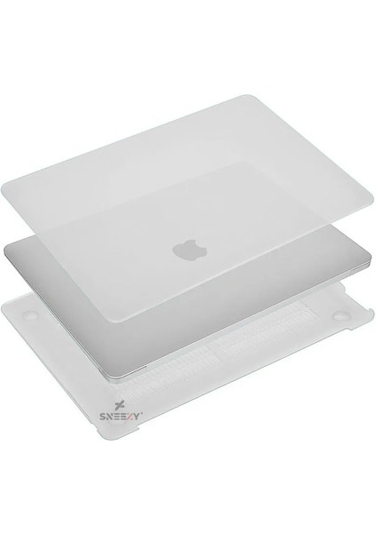 Macbook Air M1 Çip Uyumlu A2337 A1932 A2179 13.3″ Ile Uyumlu Slate Matte Guard Macbook Kılıfı