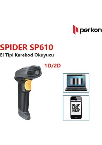 SP610 / Perkon Spıder SP610 Kablolu (Karekod) Okuyucu indirimleri