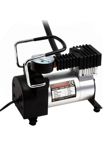 12V Mini Oto Araç Hava Kompresörü Metal Gövde ile Universal Araçlar için Güçlü Performans