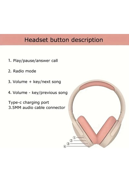 P2961 Bluetooth 5 Kulak Üstü Kulaklık