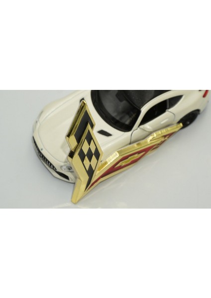 Chevrolet Corvette C6 C7 Logo Bagaj 3m 3D Metal Logo Amblem modelleri