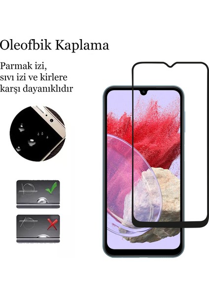 Samsung Galaxy M34 5g Kırılmaz Cam 5d Tam Kaplayan 9h Temperli Ekran Koruyucu