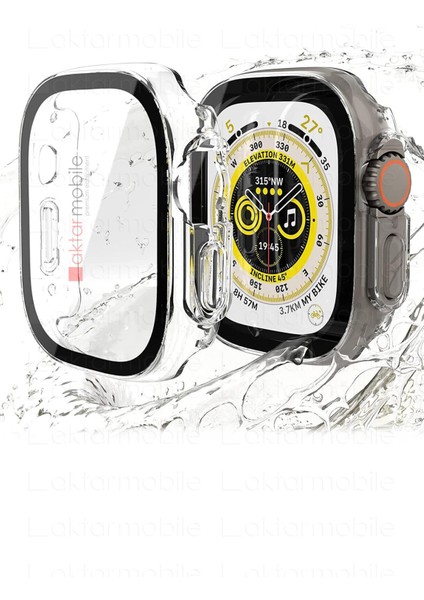 Apple Watch Ultra 2 49 mm Uyumlu Ekran Koruyucu Kasa Koruma Full Body Tüm Gövde Koruyucu Tam Koruma