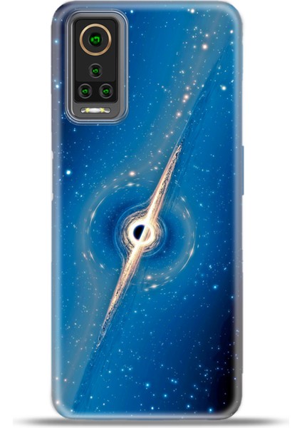 General Mobile Gm 22 Pro Kılıf Esnek Silikon Kamera Koruma 4K Desenli Özel Tasarım - Kara Delik