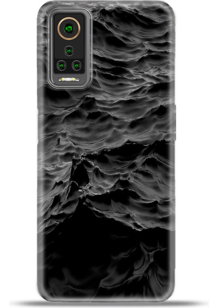 General Mobile Gm 22 Pro Kılıf Esnek Silikon Kamera Koruma 4K Desenli Özel Tasarım - Dalga Form
