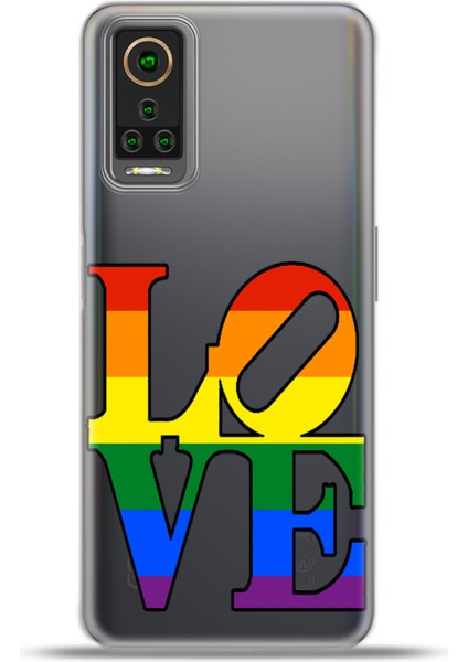 General Mobile Gm 22 Pro Kılıf Esnek Silikon Kamera Koruma 4K Desenli Özel Tasarım - Pride Love
