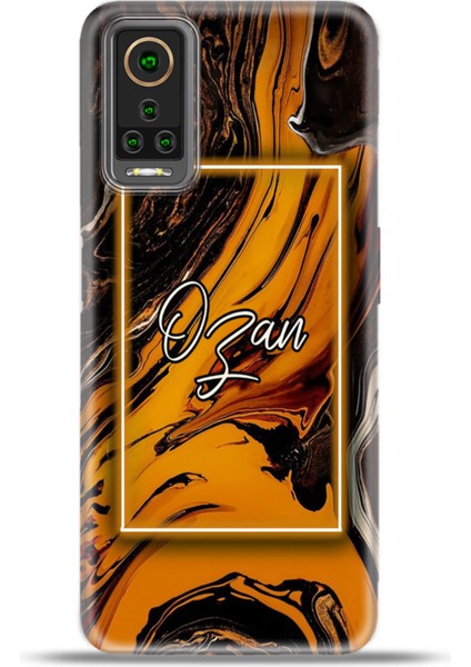 General Mobile Gm 22 Pro Kılıf Silikon Esnek Kamera Koruma Kişiye Özel Isim - Afrika Sarı