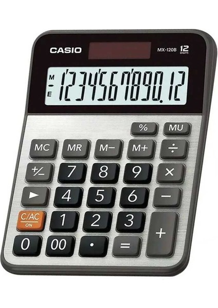 MX 120B Hesap Makinesi 12 Hane Pilli ve Güneş Enerjili