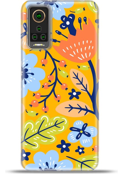 General Mobile Gm 22 Pro Kılıf Esnek Silikon Kamera Koruma 4K Desenli Özel Tasarım - Gizli Bahçe