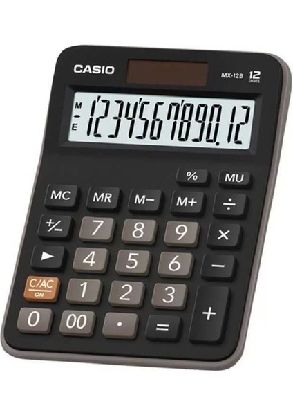 MX 12B Hesap Makinesi 12 Hane Pilli ve Güneş Enerjili