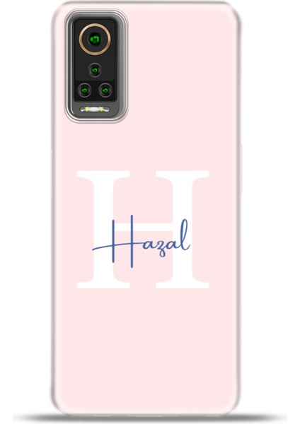 General Mobile Gm 22 Pro Kılıf Silikon Esnek Kamera Koruma Kişiye Özel Isim Harf Zao Pembe - H