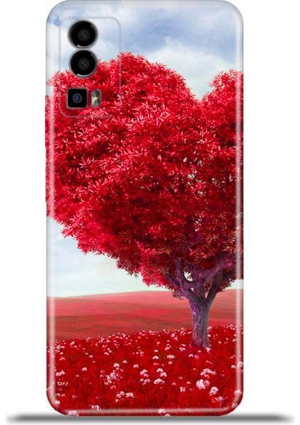 Gm 23 Kılıf Esnek Silikon Kamera Koruma 4K Desenli Özel Tasarım - Kalp Gölgesi