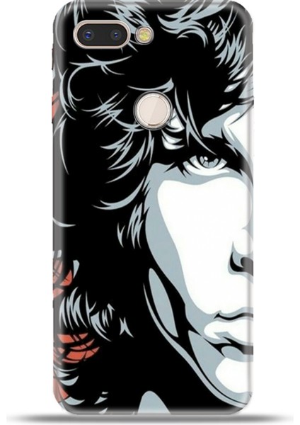 General Mobile Gm9 Pro Kılıf Esnek Silikon Kamera Koruma 4K Desenli Özel Tasarım - Jim Morrison