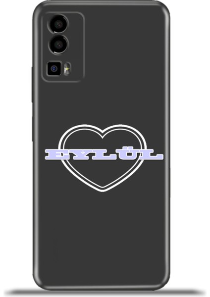 Gm 23 Kılıf Silikon Esnek Kamera Koruma Kişiye Özel - Kalpli Isim Yazı