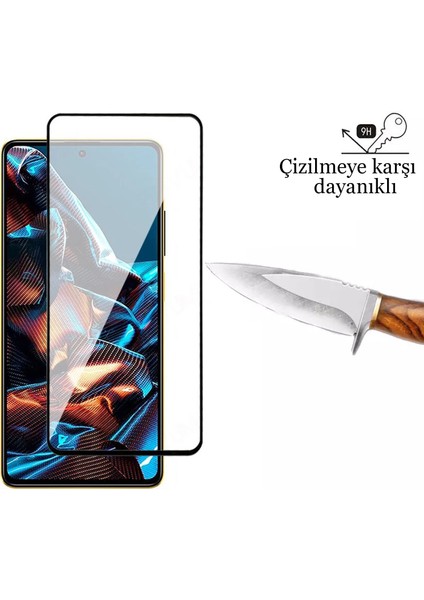 Poco X5 Pro 5g Kırılmaz Cam 5d Tam Kaplayan 9h Temperli Ekran Koruyucu