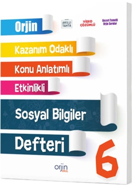 6. Sınıf Sosyal Bilgiler Defteri