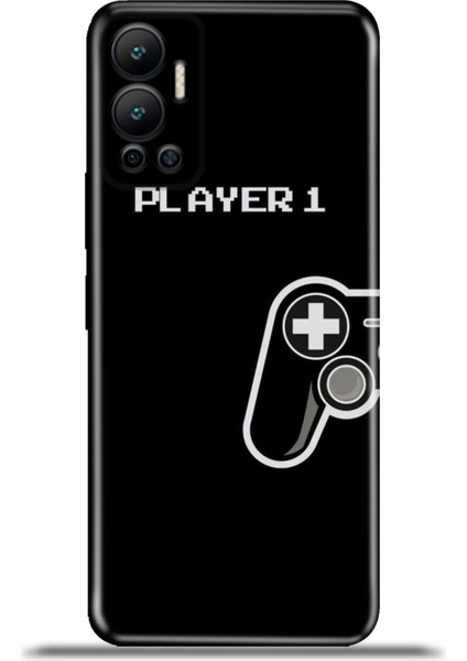 Infinix Hot 12 Kılıf Esnek Silikon Kamera Koruma 4K Desenli Özel Tasarım - Player1
