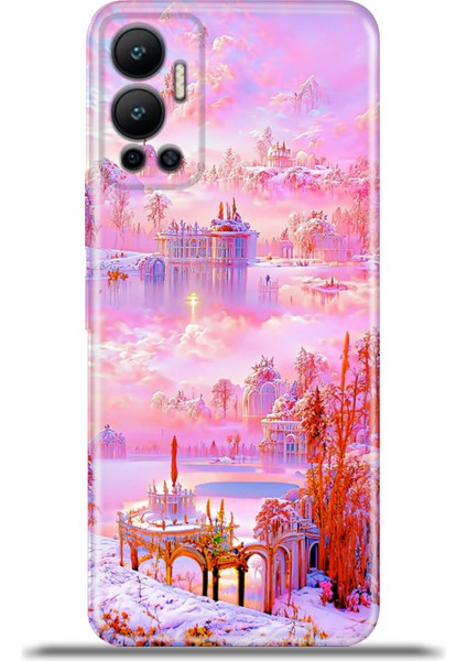 Infinix Hot 12 Kılıf Esnek Silikon Kamera Koruma 4K Desenli Özel Tasarım - Aşk Mevsimi