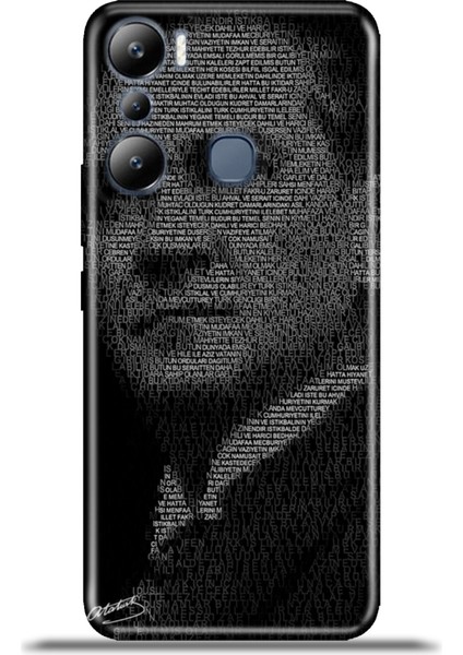 Infinix Hot 20I Kılıf Esnek Silikon Kamera Koruma 4K Desenli Özel Tasarım - Gençliğe Hitabe