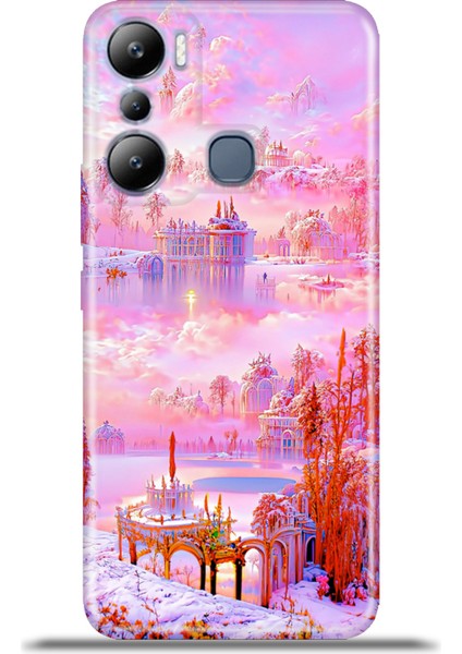 Infinix Hot 20I Kılıf Esnek Silikon Kamera Koruma 4K Desenli Özel Tasarım - Aşk Mevsimi