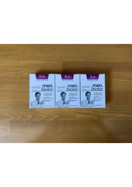 Vitamin Probiotic Men Biotic 30 Veggie Kapsül 3 Adet