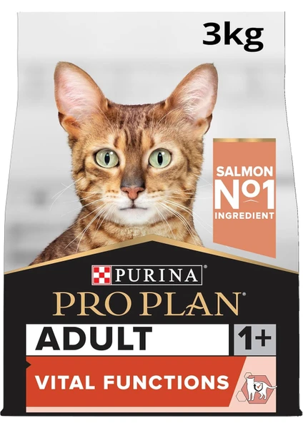 Proplan Adult Somon Balıklı Yetişkin Kedi Maması 3 kg - Marspet