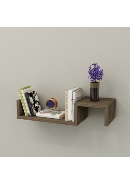 56X12X20 cm Zigzag Duvar Rafı