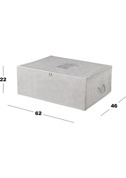 Renklibebek 5' Li Büyük Boy Gri Renk Baza Altı Çeyiz Hurç Organizer ~ Ölçü: (62X46X22) - 5 Adet fiyatları