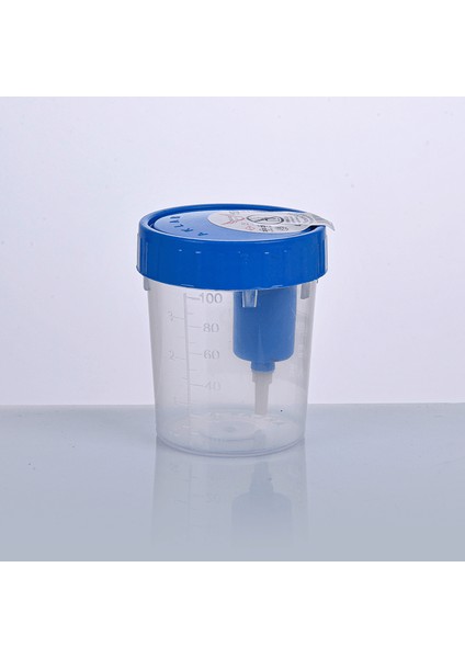 Vakumlu Entegre İdrar Kabı 100 ml Non Steril, Pnömatik - 500 Adet